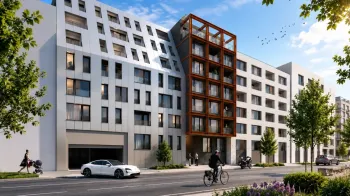 Praha 9 se mění před očima. Proluku ve Vysočanech zaplní nový městský blok