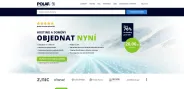 Polar55: Hlavní strana webhostingu (Foto: Polar55)