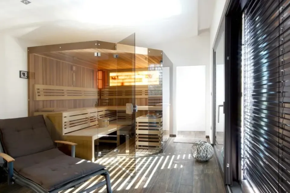 Nová sauna připravená na první saunování (Foto: SaunaSystem)