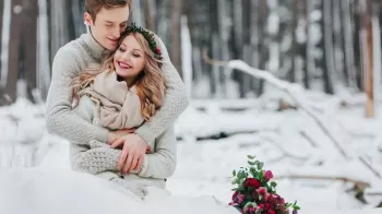 Jak uspořádat svatbu v zimě, aby vypadala jako z pohádky