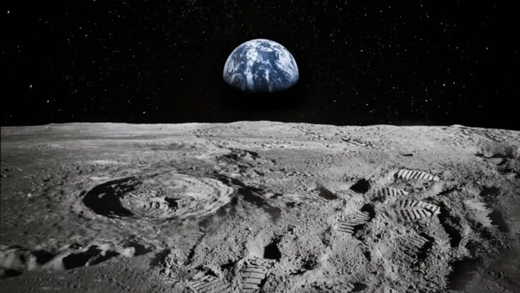 Vesmír, měsíc (Foto: NASA)