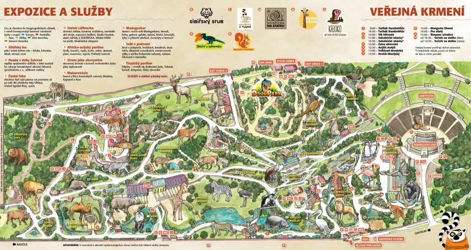 Mapa Zoo Plzeň (Foto: Zooplzen.cz)
