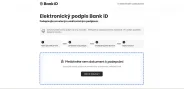Zaručený elektronický podpis přes Bank ID pro komunikaci s úřady