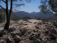 Serra de Tramuntana: Pohled do vnitrozemí z vrcholku Mola de sa Comuna (Foto: Top.cz)