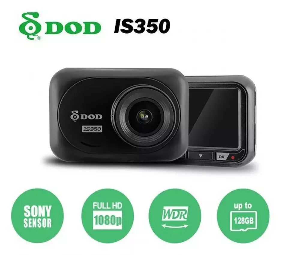 DOD IS350 Autokamera: DOD IS350 autokamera FULL HD 1080P + 2,45 